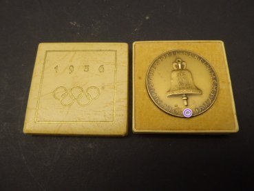 Medaille - Olympische Spiele Berlin 1936 in Schachtel