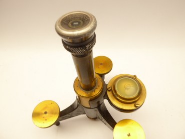 Old surveying - instrument of the Randhagen Hannover family - optical plummet around 1900
