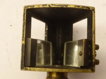 Angle prism with manufacturer F.A. Thiele Kjøbenhavn