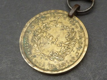 Braunschweig Waterloo - Medal 1818 - AV Garde - on the ribbon