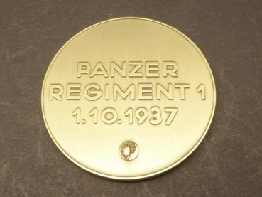 Medaille - Panzer Regiment 1 - 1937