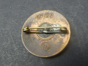 Party badge of the NSDAP - manufacturer RZM 1/25