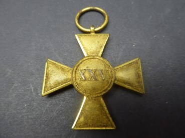 Militär-Dienstauszeichnungs-Kreuz für XXV Dienstjahre der Offiziere