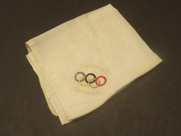 "Olympics 1936" silk pocket square