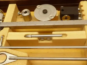 Planimeter mit Zubehör im Kasten, russisch von 1968