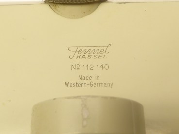 Fennel Kassel - leveling device with box - Made in West Germany