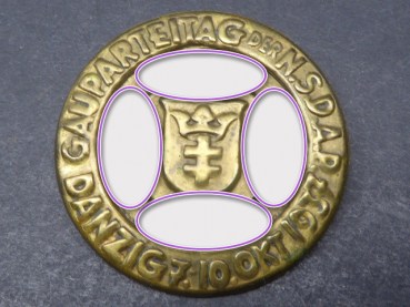 Tagungsabzeichen - Gauparteitag  der NSDAP Danzig 1937