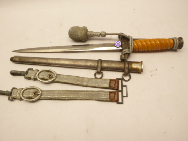 HOD Army Officer's Dagger with Hanger and Portepee - Eickhorn Solingen