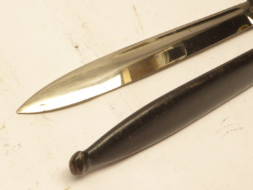 Bayonets / side rifle with head etching + initials on the blade, manufacturer Puma Solingen