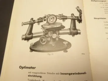 Buch - Zeiss Technische Feinmessgeräte Katalog.