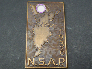 Unknown badge / cap badge Sweden - NSDAP Visby 1936
