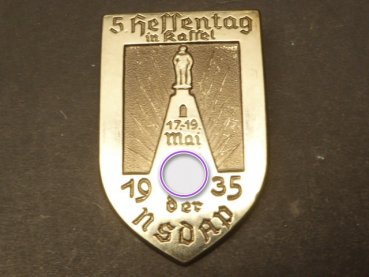 Badge - NSDAP 5th Hesse Day in Kassel 1935