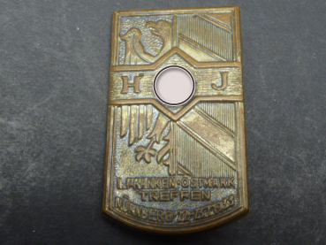 HJ badge - 1st Franconian Ostmark meeting Nuremberg 1933
