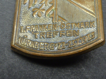 HJ Abzeichen - 1. Franken Ostmark Treffen Nürnberg 1933