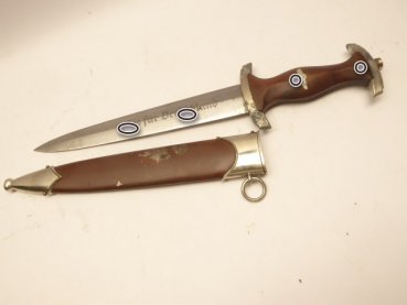 SA dagger with manufacturer RZM M 7/85 Arthur Evertz