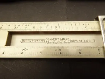 Slide rule Dennert & Pape - Dupa 12 - DRP 126499 in box