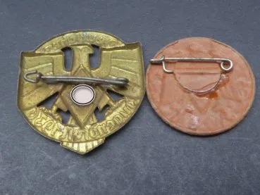 2 HJ badges - youth festival 1936 + 1938