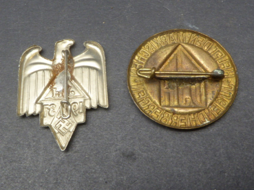 2 badges DHJ - German Youth Hostels