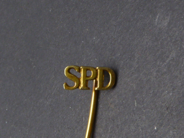 SPD badge in real gold 585
