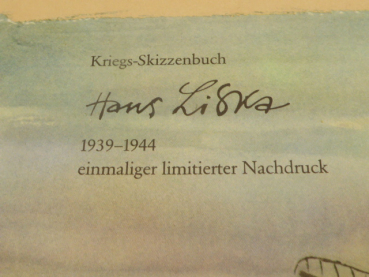 Kriegs-Skizzenbuch Hans Liska 1939-1944, einmaliger limitierter Nachdruck