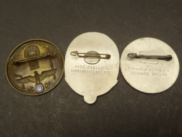 3 badges - May 1, 1934/1935/1936