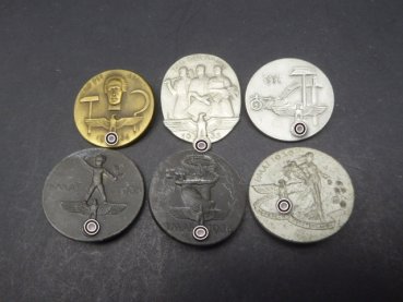 6 badges - May 1, 1934/1935/1936/1937/1938/1939