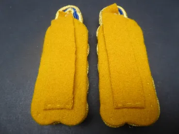 GDR NVA shoulder boards / shoulder pieces in the rank of lieutenant general in the water industry