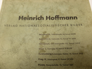 Large Heinrich Hoffmann - catalog, postcards - paintings - bronzes etc ...