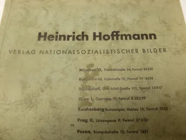 Großer Heinrich Hoffmann - Katalog, Postkarten - Gemälde - Bronzen usw. ...