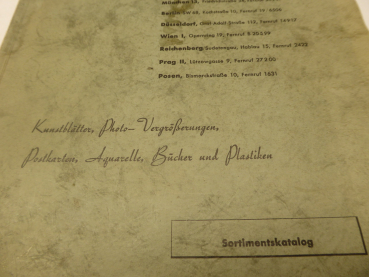 Large Heinrich Hoffmann - catalog, postcards - paintings - bronzes etc ...