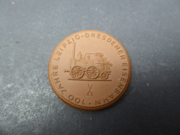 Meissen Medaille - 100 Jahre Leipzig-Dresdener Eisenbahn 1837-1937