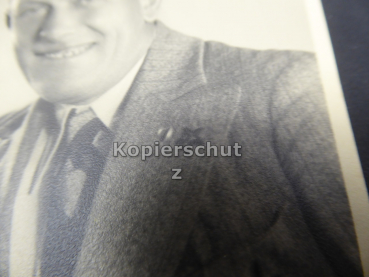 Portrait photo - survivor of concentration camp Mauthausen