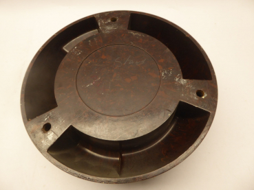 Early GDR ship wall clock with key from the manufacturer GUB Glashütte Sachsen