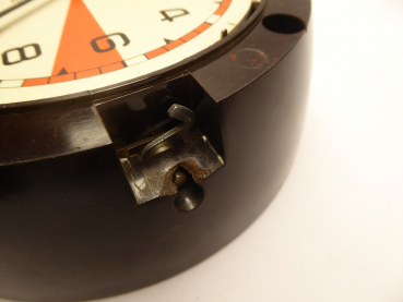 Early GDR ship wall clock from the manufacturer Glashütte Sachsen, 1st quality
