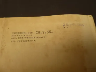 Historisch seltener Brief - Der Sohn von Hindenburg dankt Eckener zur Namen des Luftschiffs Hindenburg, 1936