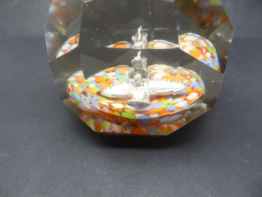 Paperweight with an airplane