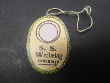 Abzeichen - SS Werbetag Braunlage