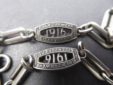 Watch chain "In the Iron Age 1916"