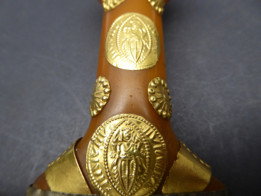 Ottoman or Indian curved dagger 17th / 18th century Century with real gold plating