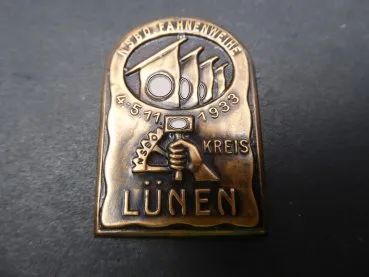 Badge - NSBO flag consecration 1933 district Lünen, without pin