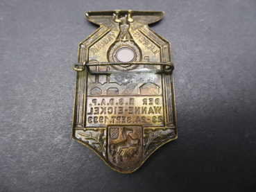 Badge - 1st district meeting of the NSDAP Wanne-Eickel 1933