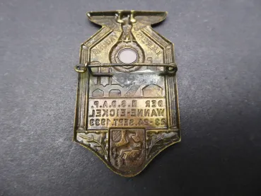 Badge - 1st district meeting of the NSDAP Wanne-Eickel 1933