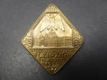 Badge - Constitutional Celebration Leipzig 1927