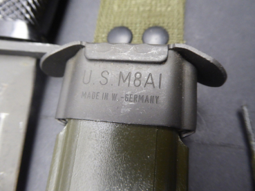 US Bajonette M8AI Colt mit Scheide M8AI, Made in W. Germany