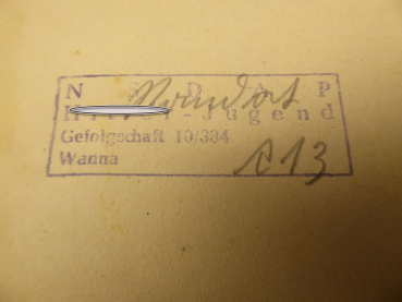 Buch - HJ im Dienst - Gefolgschaft 10/334 - Inventarbuch der Einheit