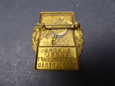 Badge - Europe Luge Championship 1933 Ilmenau