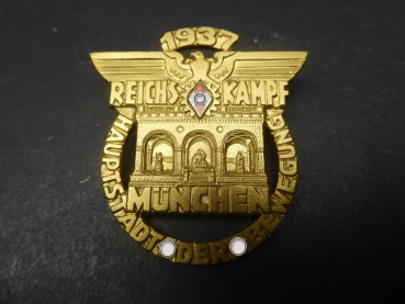 HJ badge - Reichskampf 1937 - capital of the movement