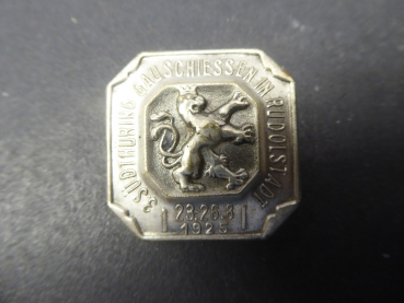 Badge - 3rd South Thuringia. Gau shooting in Rudolstadt 1925