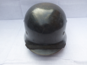 LW Luftwaffe steel helmet M 35 with 2 emblems 1st model !!