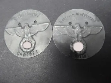 Lot Wertmarken / Blechmarken Luftwaffe + KL Lager